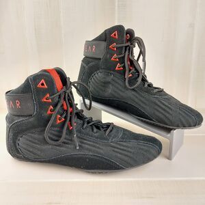 Ryderwear D-Mak II Weightlifting Bodybuilding Shoes Men's Size 6 Black Red Gym
